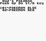 Pokemon Red-Blue 2-in-1 Title Screen